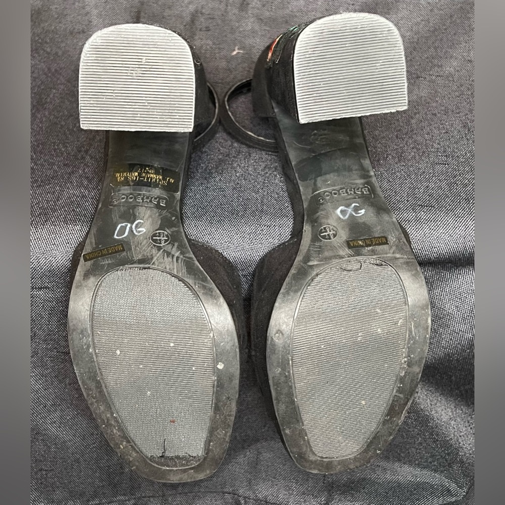 Bamboo Embroidered Platforms - Picture 4 of 4